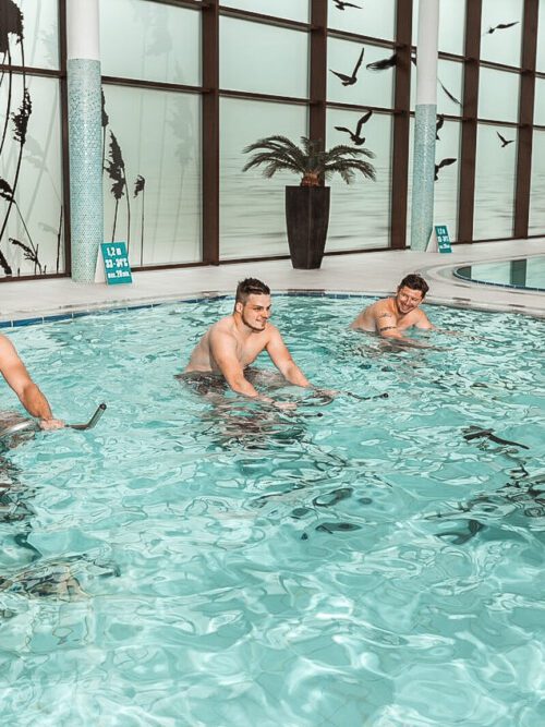 thermal spas cycling in water, post-surgery recovery, health spas in europe, health spas in slovakia